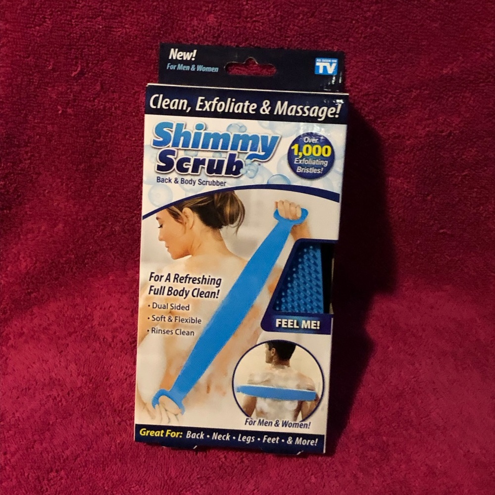 New silicone body scrubber- Dual sided